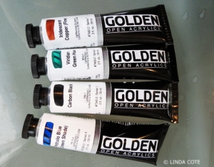 LINDA COTE-Golden Open Acrylics